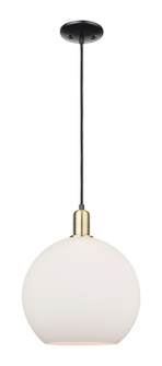 Arcadia One Light Mini Pendant in Black Antique Brass (405|716-1P-BAB-G121-12)