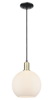 Arcadia One Light Mini Pendant in Black Antique Brass (405|716-1P-BAB-G121-10)