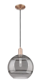 Arcadia One Light Mini Pendant in Antique Copper (405|716-1P-AC-G556-12SM)
