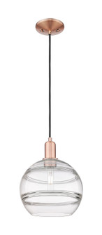 Arcadia One Light Mini Pendant in Antique Copper (405|716-1P-AC-G556-10CL)