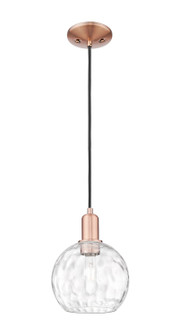 Arcadia One Light Mini Pendant in Antique Copper (405|716-1P-AC-G1215-8)