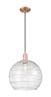 Arcadia One Light Mini Pendant in Antique Copper (405|716-1P-AC-G1213-14CL)