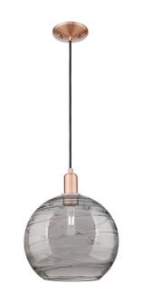 Arcadia One Light Mini Pendant in Antique Copper (405|716-1P-AC-G1213-12SM)