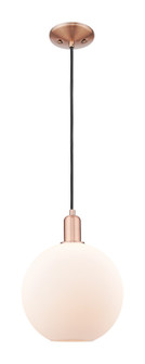 Arcadia One Light Mini Pendant in Antique Copper (405|716-1P-AC-G121-10)
