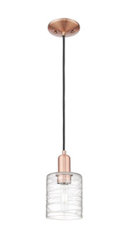 Arcadia One Light Mini Pendant in Antique Copper (405|716-1P-AC-G1113)