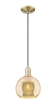 Arcadia One Light Mini Pendant in Antique Brass (405|716-1P-AB-G128-8)