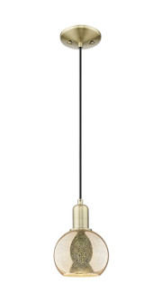 Arcadia One Light Mini Pendant in Antique Brass (405|716-1P-AB-G128-6)