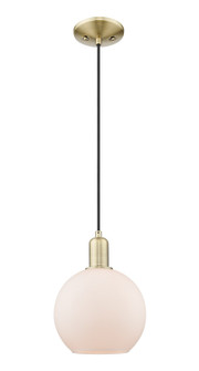 Arcadia One Light Mini Pendant in Antique Brass (405|716-1P-AB-G121-8)