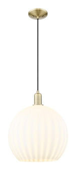Arcadia One Light Mini Pendant in Antique Brass (405|716-1P-AB-G1217-14WV)