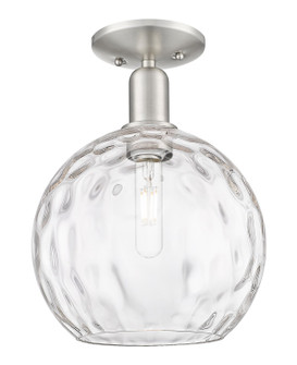 Arcadia One Light Semi-Flush Mount in Brushed Satin Nickel (405|716-1C-SN-G1215-10)
