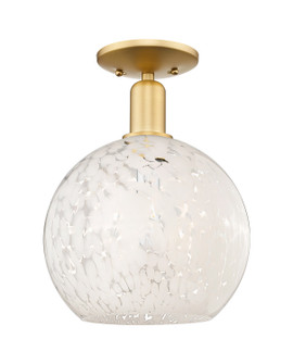 Arcadia One Light Semi-Flush Mount in Satin Gold (405|716-1C-SG-G1216-10WM)