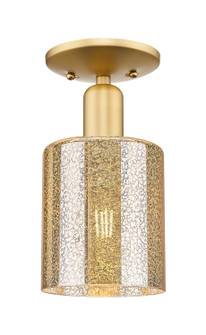 Arcadia One Light Semi-Flush Mount in Satin Gold (405|716-1C-SG-G116)