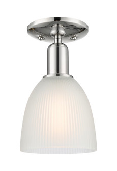 Arcadia One Light Semi-Flush Mount in Polished Nickel (405|716-1C-PN-G381)