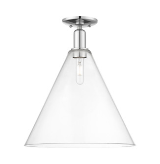 Arcadia One Light Semi-Flush Mount in Polished Chrome (405|716-1C-PC-GBC-162)