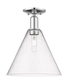 Arcadia One Light Semi-Flush Mount in Polished Chrome (405|716-1C-PC-GBC-124)