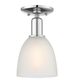 Arcadia One Light Semi-Flush Mount in Polished Chrome (405|716-1C-PC-G381)