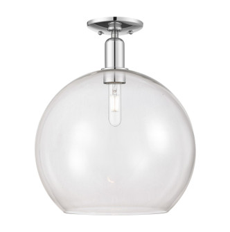 Arcadia One Light Semi-Flush Mount in Polished Chrome (405|716-1C-PC-G122-14)