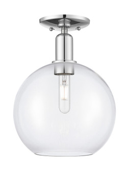 Arcadia One Light Semi-Flush Mount in Polished Chrome (405|716-1C-PC-G122-10)