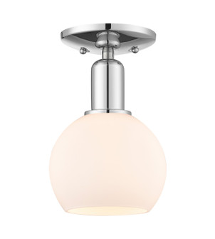 Arcadia One Light Semi-Flush Mount in Polished Chrome (405|716-1C-PC-G121-6)