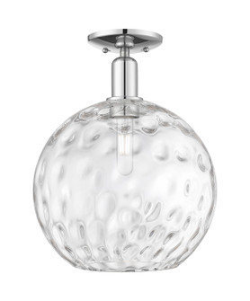Arcadia One Light Semi-Flush Mount in Polished Chrome (405|716-1C-PC-G1215-12)