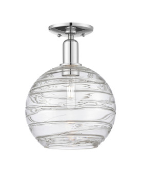 Arcadia One Light Semi-Flush Mount in Polished Chrome (405|716-1C-PC-G1213-10CL)