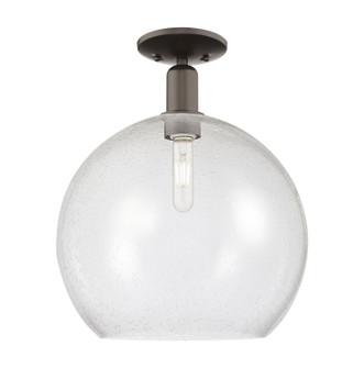 Arcadia One Light Semi-Flush Mount in Oil Rubbed Bronze (405|716-1C-OB-G124-14)