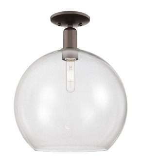 Arcadia One Light Semi-Flush Mount in Oil Rubbed Bronze (405|716-1C-OB-G122-14)