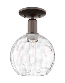 Arcadia One Light Semi-Flush Mount in Oil Rubbed Bronze (405|716-1C-OB-G1215-8)