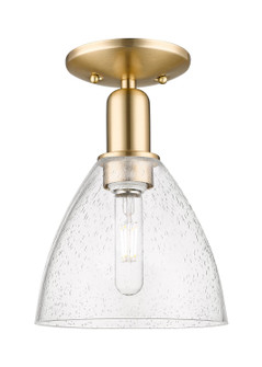 Arcadia One Light Semi-Flush Mount in Champagne Bronze (405|716-1C-CB-GBD-754)