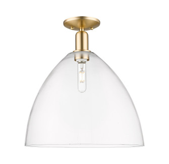 Arcadia One Light Semi-Flush Mount in Champagne Bronze (405|716-1C-CB-GBD-162)