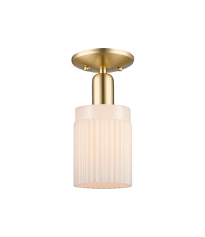 Arcadia One Light Semi-Flush Mount in Champagne Bronze (405|716-1C-CB-G341)