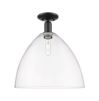Arcadia One Light Semi-Flush Mount in Matte Black (405|716-1C-BK-GBD-162)