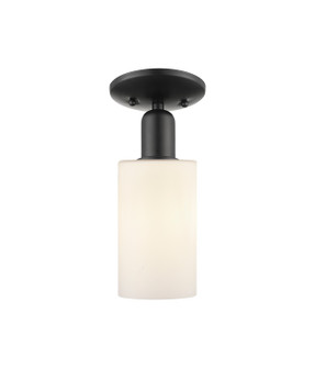 Arcadia One Light Semi-Flush Mount in Matte Black (405|716-1C-BK-G801)
