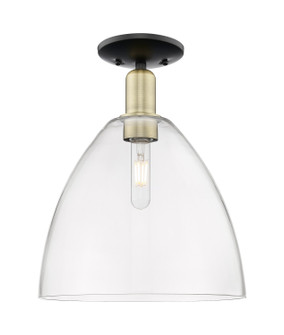 Arcadia One Light Semi-Flush Mount in Black Antique Brass (405|716-1C-BAB-GBD-122)