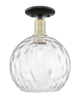 Arcadia One Light Semi-Flush Mount in Black Antique Brass (405|716-1C-BAB-G1215-10)