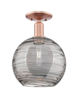 Arcadia One Light Semi-Flush Mount in Antique Copper (405|716-1C-AC-G1213-10SM)