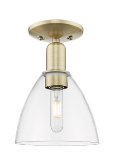 Arcadia One Light Semi-Flush Mount in Antique Brass (405|716-1C-AB-GBD-752)