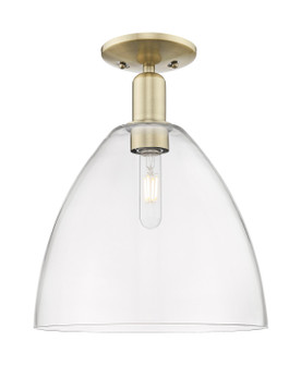 Arcadia One Light Semi-Flush Mount in Antique Brass (405|716-1C-AB-GBD-122)