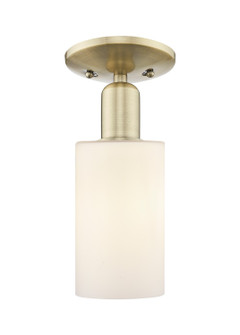 Arcadia One Light Semi-Flush Mount in Antique Brass (405|716-1C-AB-G801)