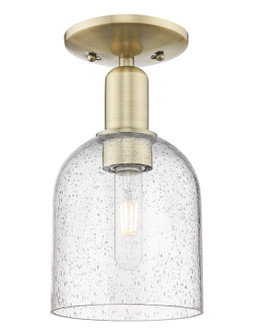 Arcadia One Light Semi-Flush Mount in Antique Brass (405|716-1C-AB-G558-6SDY)