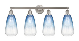 Edison Four Light Bath Vanity in Brushed Satin Nickel (405|616-4W-SN-G480-6SB)