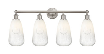 Edison Four Light Bath Vanity in Brushed Satin Nickel (405|616-4W-SN-G480-6OP)