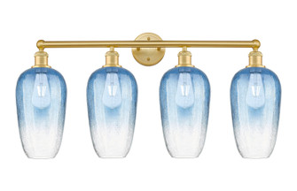 Edison Four Light Bath Vanity in Satin Gold (405|616-4W-SG-G484-7SB)