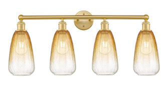 Edison Four Light Bath Vanity in Satin Gold (405|616-4W-SG-G480-6AM)