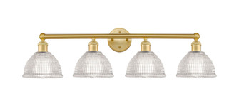 Edison Four Light Bath Vanity in Satin Gold (405|616-4W-SG-G422)