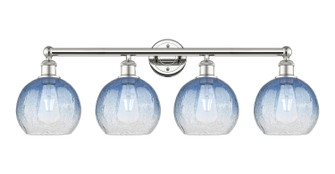 Edison Four Light Bath Vanity in Polished Nickel (405|616-4W-PN-G483-8SB)