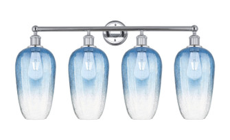 Edison Four Light Bath Vanity in Polished Chrome (405|616-4W-PC-G484-7SB)