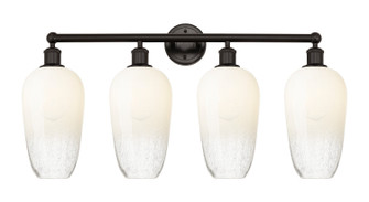 Edison Four Light Bath Vanity in Oil Rubbed Bronze (405|616-4W-OB-G484-7OP)
