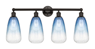 Edison Four Light Bath Vanity in Oil Rubbed Bronze (405|616-4W-OB-G480-6SB)