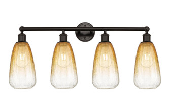Edison Four Light Bath Vanity in Oil Rubbed Bronze (405|616-4W-OB-G480-6AM)